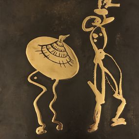 Relief en bronze VIII