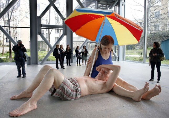 sculpture hyperréaliste mueck
