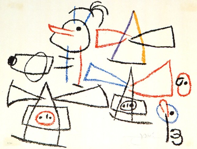 Joan Miró, Ubu aux Baléares, 1971 exposé à Artsper une des success story d'Artsper