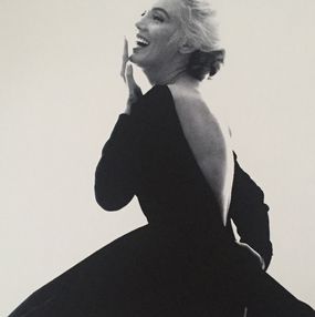 Marilyn Laughing in Black Dress