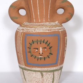 Vase avec Decoration Pastel (Ramie 190)