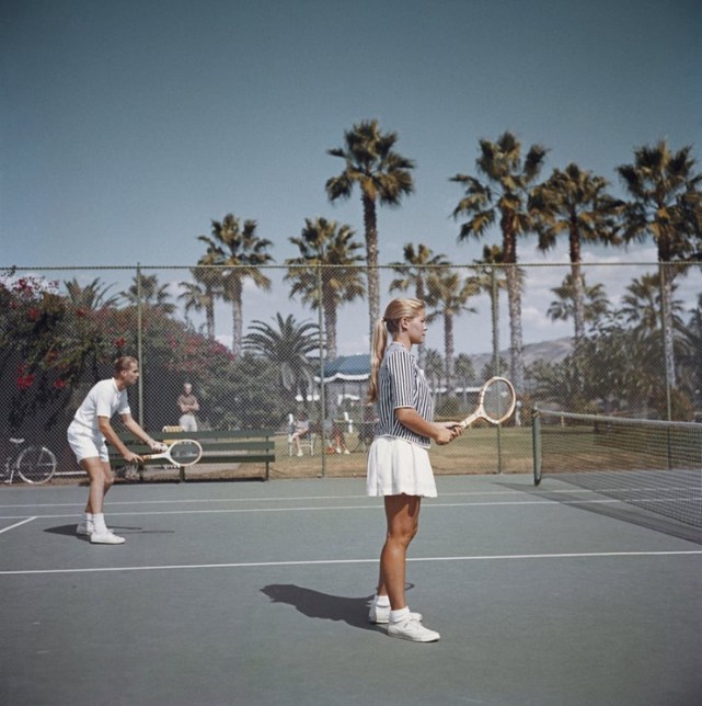 Edition d'une photographie de Slim Aarons