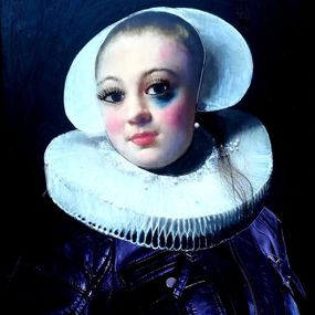 Portrait of a Young Lady with Leather Jacket and Black Eye (1632)