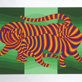 Two Tigers on Green
