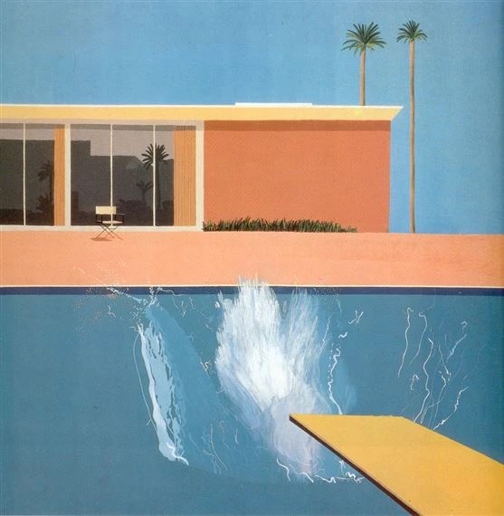 Une piscine de David Hockney