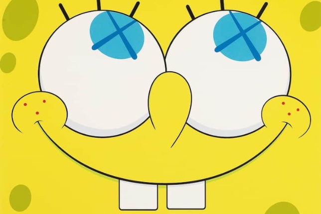 Spongebob version Companion, avec les classiques X dans les yeux