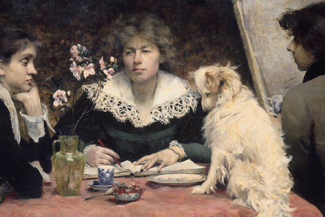 Louise-Catherine Breslau, Les amies, 1881,