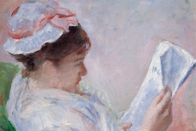 Mary Cassatt, Lydia Cassatt lisant le journal du matin (N. 1), 1878-79