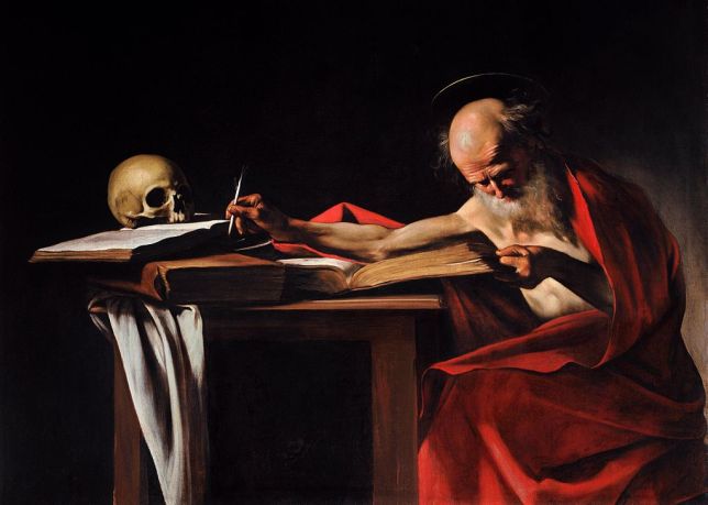 Saint Jérôme écrivant, la représentation du divin