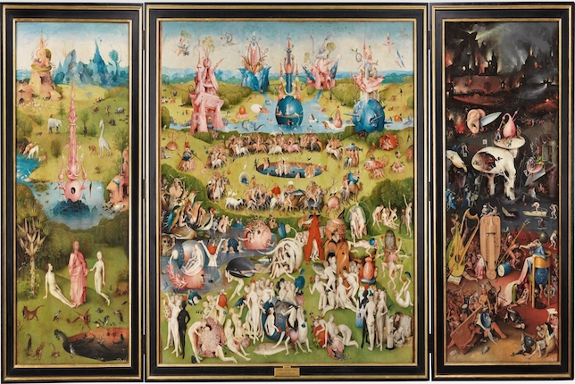 Hieronymus Bosch, Le jardin des délices, 1490-1500 © Museo Nacional del Prado. 