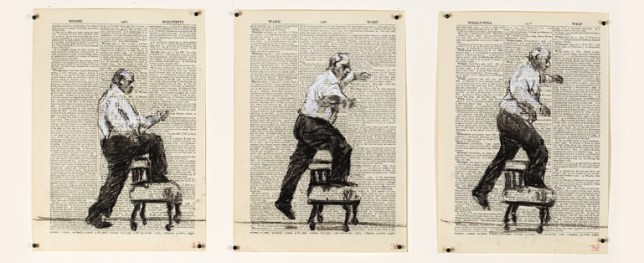 William Kentridge - The hope in the charcoal cloud (2014)