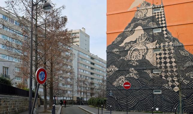 Street art du projet Boulevard 13
