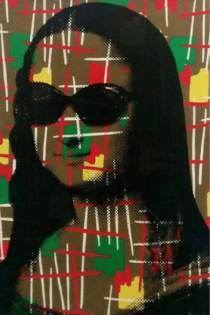 Mr Brainwash, Vintage Mona Lisa, 2020 