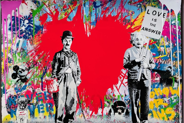 Mr Brainwash, Juxtapose Red - Follow your Dreams, 2021