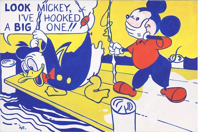 Image décorative: 25 Œuvres contemporaines à connaître absolument: Roy Lichtenstein, Look Mickey, 1961
