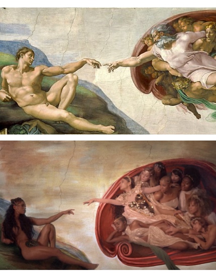ariana grande creation of adam