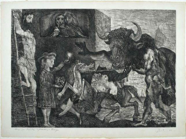 Pablo Picasso, La Minotauromachie, 1935, © Centre Pompidou